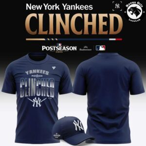 New York Yankees 2026 Postseason Clinched Navy Graphic T Shirt 5