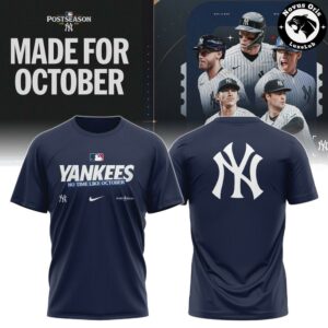 New York Yankees 2026 Postseason Clinched Navy Graphic T Shirt 7