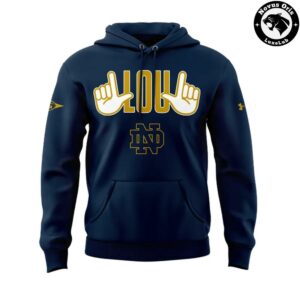 Notre Dame Fighting Irish College Football Lou Holtz Head Coach Hoodie 2