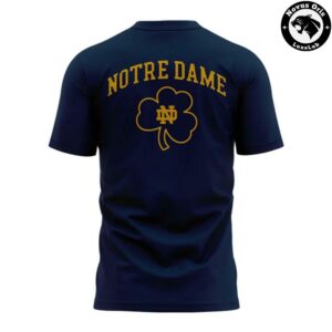 Notre Dame Fighting Irish In The NFL 2026 Navy Graphic T Shirt 4
