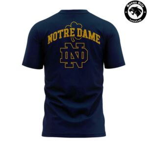 Notre Dame Fighting Irish In The NFL 2026 Navy Graphic T Shirt 5