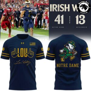 Notre Dame Shamrock Series Leave No Doubt Graphic T Shirt 4