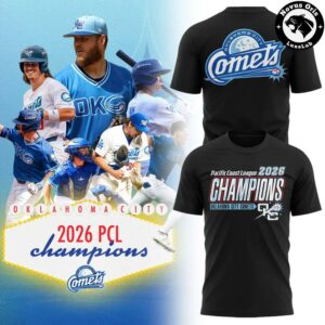 Oklahoma City Comets Pacific Coast League Champions 2026 Graphic T Shirt 3