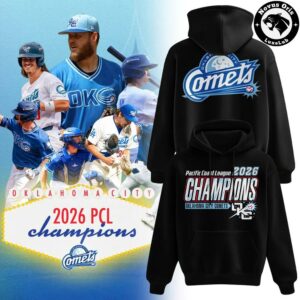 Oklahoma City Comets Pacific Coast League Champions 2026 Pullover Hoodie 2