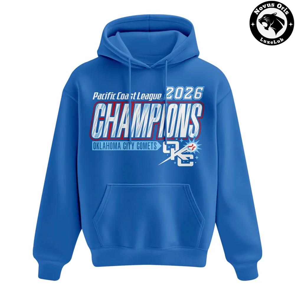 Oklahoma City Comets Pacific Coast League Champions 2026 Pullover Hoodie Oklahoma City Comets Pacific Coast League Champions 2026 Pullover Hoodie