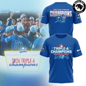Oklahoma City Comets Triple-A National Champions 2026 T-Shirt