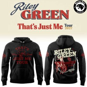 Oklahoma Sooners x Riley Green Thats Just Me Tour 2026 Hoodie