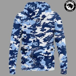 Old Dominion Monarchs College Football 2026 Blue Camo Graphic Hoodie 5