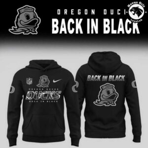 Oregon Ducks Back in Black 2026 Hoodie