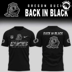Oregon Ducks Back in Black 2026 T-Shirt