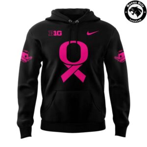 Oregon Ducks Football Breast Cancer Awareness 2026 Hoodie 2
