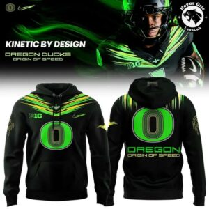 Oregon Ducks Origin of Speed 2026 Forest Night Green Pullover Hoodie