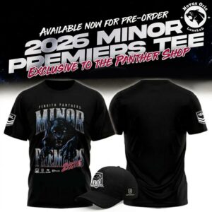 Penrith Panthers 2026 Minor Premiers 60th Anniversary T Shirt 2