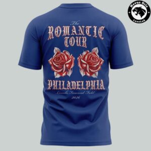 Philadelphia 76ers x Bruno Mars The Romantic Tour Concert 2026 T Shirt 4