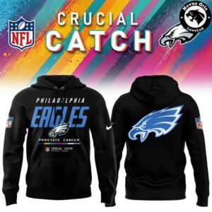 Philadelphia Eagles 2026 Crucial Catch Intercept Cancer Pullover