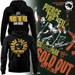 Pierce The Veil x San Diego Padres 2026 Petco Park Graphic Hoodie