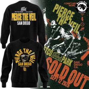 Pierce The Veil x San Diego Padres 2026 Petco Park Sweatshirt