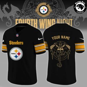 Pittsburgh Steelers Fourth Wing Night 2026 Custom Football Jersey 4