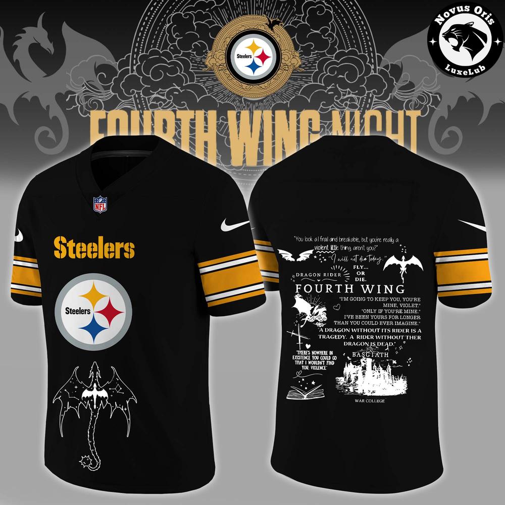 Pittsburgh Steelers Fourth Wing Night 2026 Custom Football Jersey