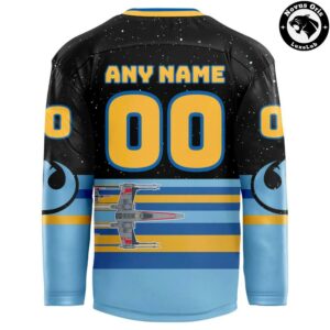 Roanoke Rail Yard Dawgs x Star Wars Night Special Edition Hockey Jersey 3