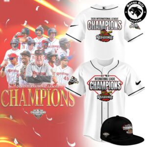 Rochester Red Wings International League Champions 2026 Baseball Jersey 2