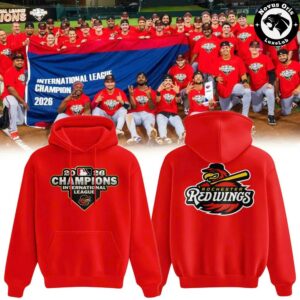 Rochester Red Wings International League Champions 2026 Pullover Hoodie 3