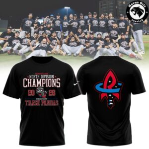 Rocket City Trash Pandas North Division Champions 2026 T Shirt 2