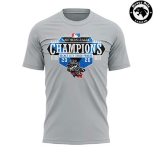 Rocket City Trash Pandas Southern League Champions 2026 T Shirt 3
