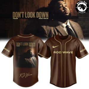 Rod Wave Don’t Look Down Tour 2026 Music Concert Signature Baseball Jersey