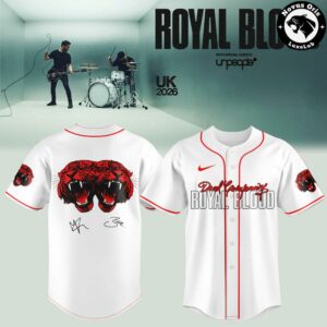 Royal Blood UK Tour 2026 Unpeople Special Guest Signature Baseball Jersey 2