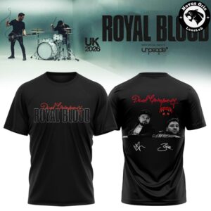 Royal Blood UK Tour 2026 Unpeople Special Guest Signature T Shirt 6