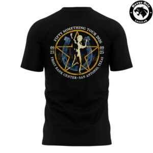 Rush Fifty Something Tour 2026 San Antonio TX Black T Shirt 3