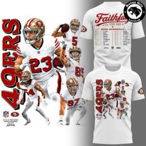 San Francisco 49ers Faithful To The Bay 2026 Schedule T-Shirt