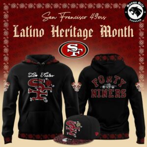 San Francisco 49ers Latino Heritage Month 2026 Black Pullover Hoodie