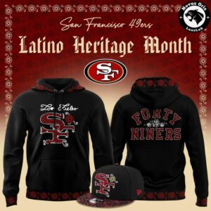 San Francisco 49ers Latino Heritage Month 2026 Black Pullover Hoodie 2
