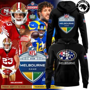 San Francisco 49ers Melbourne Game International Series 2026 Hoodie