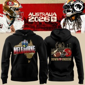 San Francisco 49ers Melbourne Game International Series 2026 Hoodie 3