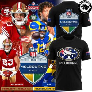 San Francisco 49ers Melbourne Game International Series 2026 T-Shirt