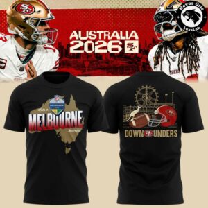 San Francisco 49ers Melbourne Game International Series 2026 T Shirt 3