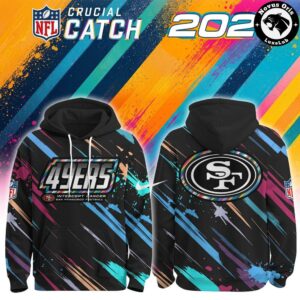 San Francisco 49ers NFL Crucial Catch 2026 Intercept Cancer Hoodie