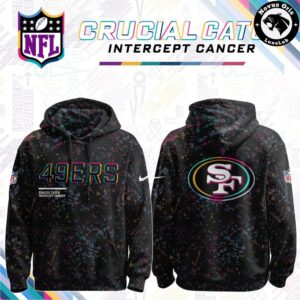 San Francisco 49ers NFL Crucial Catch 2026 Intercept Cancer Hoodie 4
