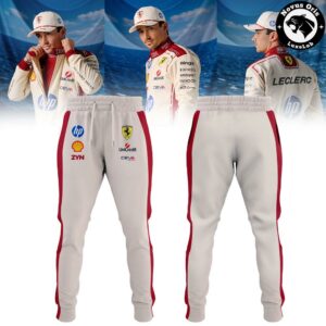 Scuderia Ferrari Charles Leclerc Monaco GP F1 2026 Graphic Hoodie 4