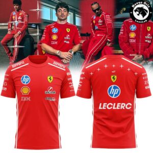 Scuderia Ferrari HP Lewis Hamilton Monza Grand Prix F1 Racing Graphic T Shirt 2