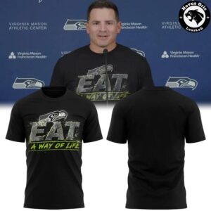 Seattle Seahawks Mike Macdonald Eat A Way Of Life T Shirt 3