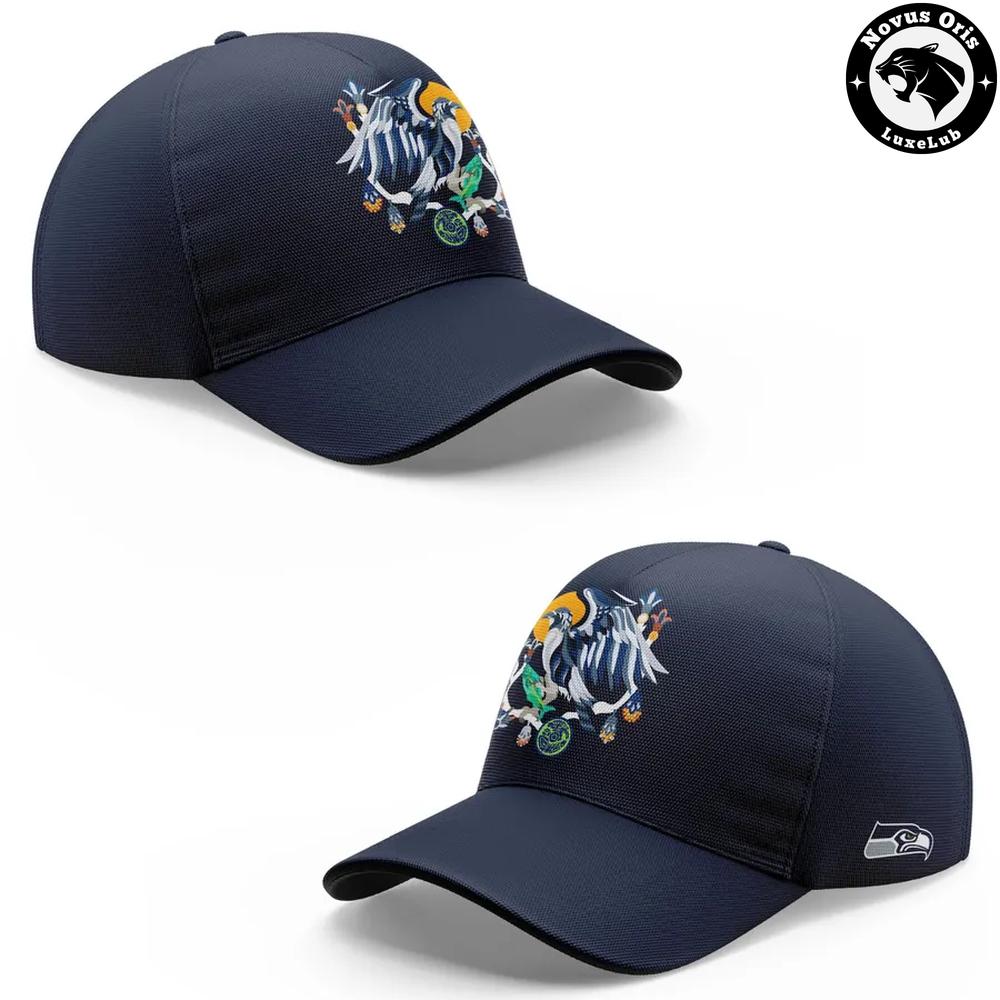 Seattle Seahawks Native Heritage Inspired 2026 Navy Blue Hoodie Seattle Seahawks Native Heritage Inspired 2026 Navy Blue Hoodie