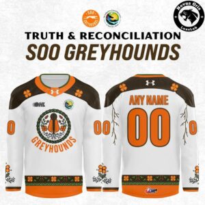 Soo Greyhounds Truth and Reconciliation 2026 Hockey Jersey