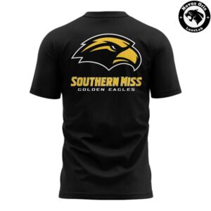 Southern Miss Golden Eagles Christ Is King 2026 Black T Shirt 4