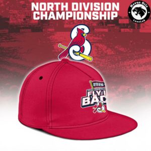 Springfield Cardinals North Division Champions 2026 Red Baseball Jersey 3