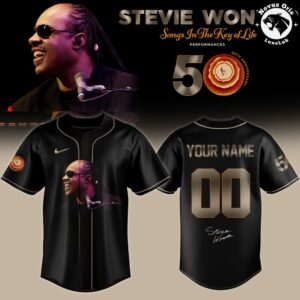 Stevie Wonder Songs in the Key of Life 50th Anniversary Baseball Jersey 10
