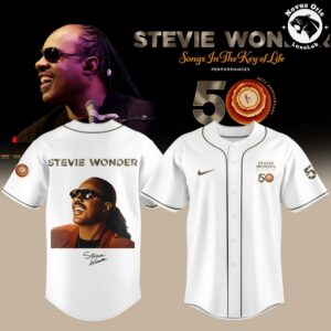 Stevie Wonder Songs in the Key of Life 50th Anniversary Baseball Jersey 11